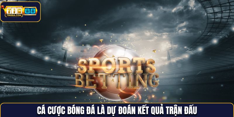 Cá cược bóng đá trực tuyến là dự đoán kết quả trận đấu